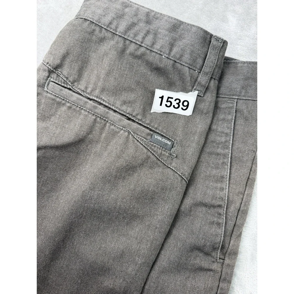 Volcom‎ Shorts Men's Size 33 Cotton Brown Chino Skater Streetwear Casual Skate